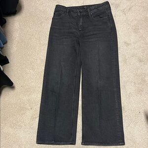 Quince 29”x27” Bella Relaxed Straight Leg Black Denim Jeans